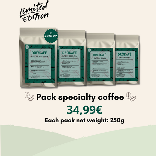 Pack 4 Café de  Especialidad